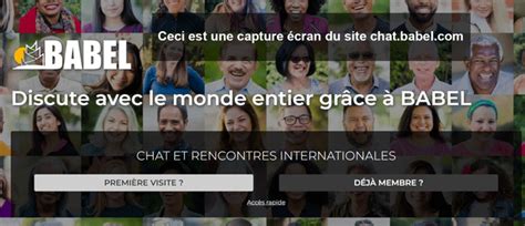 chat babel gratuit|Babel, le spécialiste des rencontres gratuites